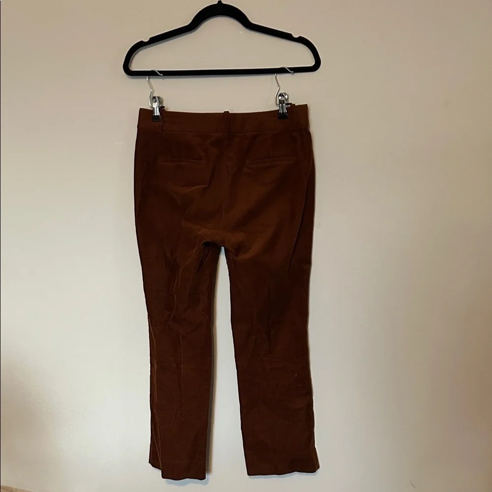 J. Crew Cropped Brown Corduroy Pants